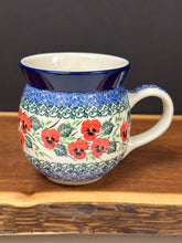 Load image into Gallery viewer, Mug, Bubble 16 oz - Red Pansy