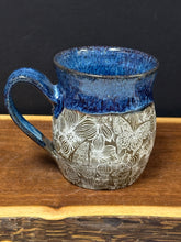 Load image into Gallery viewer, Mug, Barrel Style - 17 oz. Cocoa Butterfly by Matthew’s Pottery