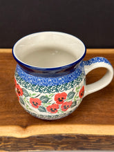 Load image into Gallery viewer, Mug, Bubble 16 oz - Red Pansy