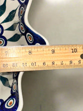 Load image into Gallery viewer, Bowl, Pedestal Pre-owned - Peacock
