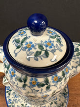 Load image into Gallery viewer, Teapot for One - Knob Damaged and Repaired - Forget Me Knots