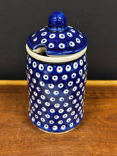 Load image into Gallery viewer, Canister w/Notched Lid, Pre-owned - Dots