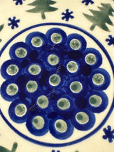 Load image into Gallery viewer, Plate, Salad Pre-owned - Evergreen Trees & Snowflakes