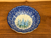 Load image into Gallery viewer, Bowl, Scalloped 4.5" - Virginia Bluebells
