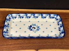Load image into Gallery viewer, Rectangular shallow tray - White Poppy

