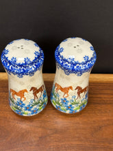Load image into Gallery viewer, Salt &amp; Pepper Set, Tall Kalich - Blue Meadow Horses
