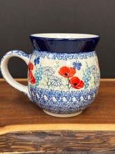 Load image into Gallery viewer, Mug, Bubble 16 oz - Red Poppy Garden
