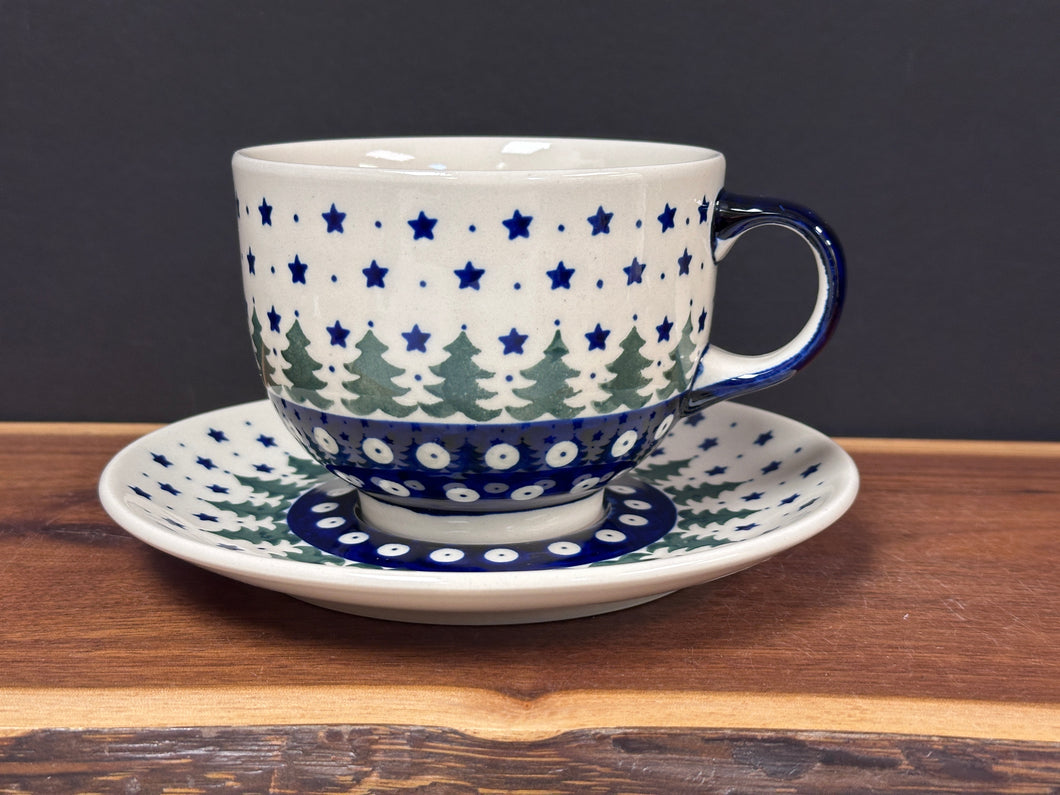 Mug, Soup 20 oz with Saucer - Into Woods