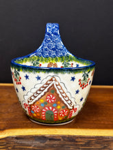 Load image into Gallery viewer, Bowl, Loop Handle Soup - Gingerbread House
