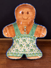 Load image into Gallery viewer, Platter, Gingerbread Boy - Greensleeves
