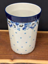 Load image into Gallery viewer, Wine Crock/Utensil Holder 7.75&quot; H - White Poppy
