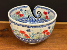 Load image into Gallery viewer, Yarn Bowl - Red Poppy Garden

