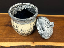 Load image into Gallery viewer, Canister Jar - 24 oz. Wet Ash on the Mountains by Matthew’s Pottery
