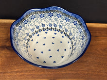 Load image into Gallery viewer, Bowl, Wavy Edge 8&quot; - Silver Lace
