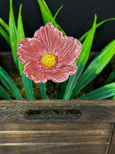 Load image into Gallery viewer, Flower, 1 Pc. - Large Hibiscus on 11” Wire Stem - Mauve
