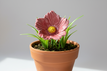 Load image into Gallery viewer, Flower, 1 Pc. - Large Hibiscus on 11” Wire Stem - Mauve
