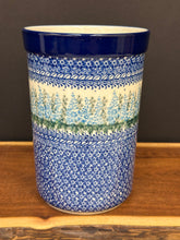Load image into Gallery viewer, Wine Crock/ Utensil Holder, 7.75" H - Virginia Bluebells
