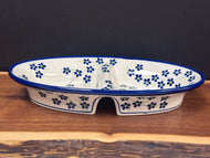 Dish, Oval Divided - Lil Blossoms
