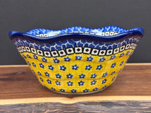Load image into Gallery viewer, Bowl, Wavy Edge 8" - Sunburst
