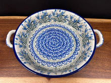 Load image into Gallery viewer, Baker, Round w/ Handles, 8" - Blue Bells

