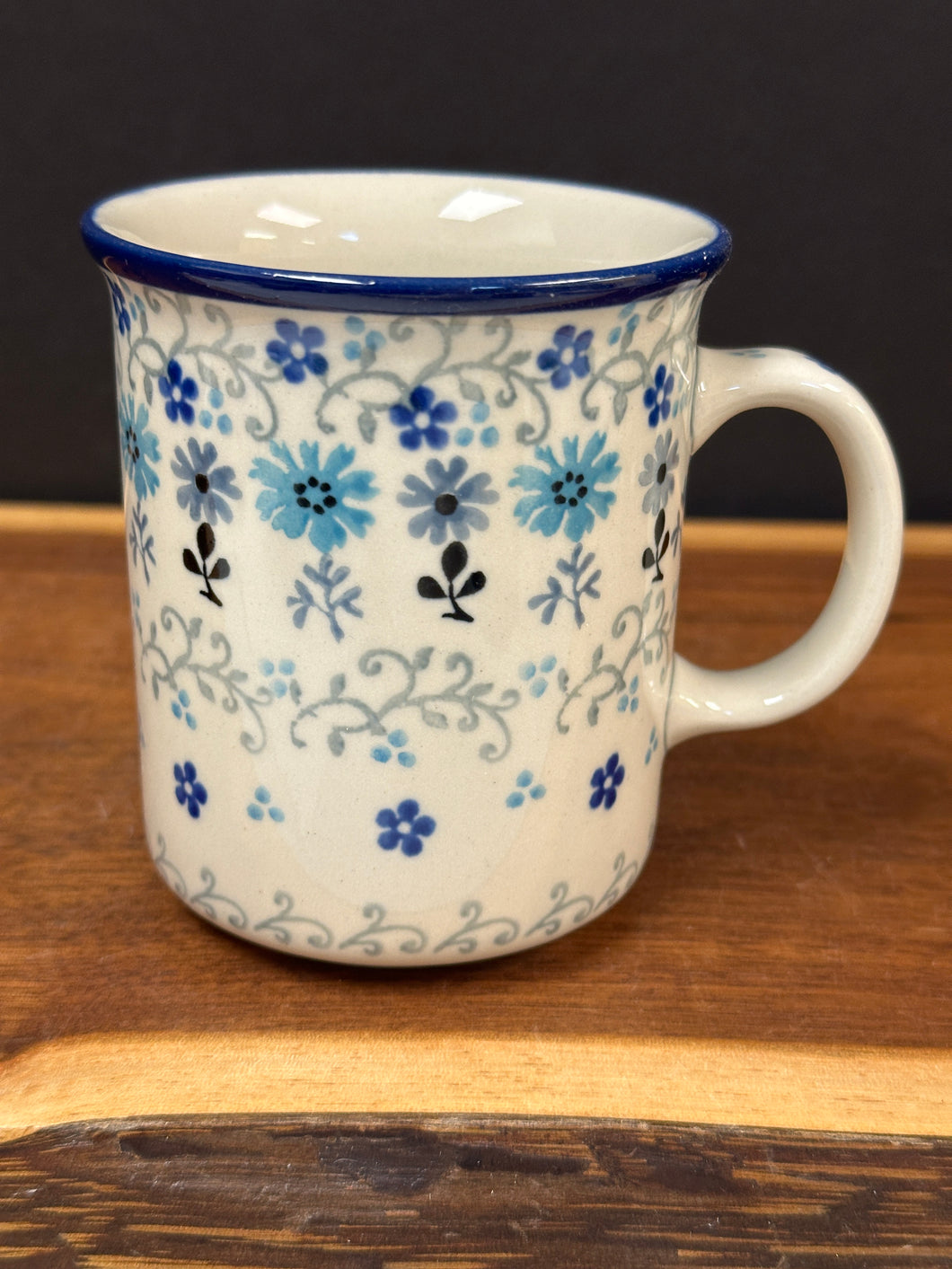 Mug, Straight 8 oz - Bachelor Button