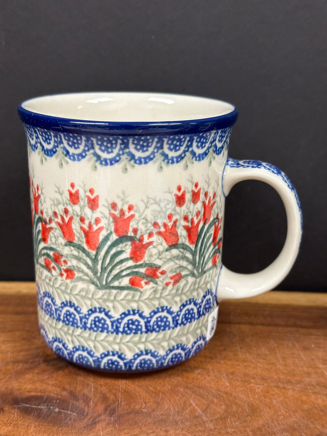 Mug, Straight 15 oz. - Crimson Bells