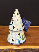 Load image into Gallery viewer, Tree, Luminary Kalich Cone 5.5” - Penguin Party
