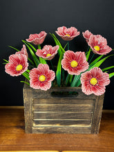Load image into Gallery viewer, Flower, 1 Pc. - Large Hibiscus on 11” Wire Stem - Two-Toned Mauve
