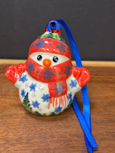 Load image into Gallery viewer, Ornament, Snowman with Scarf - Winter Wonderland
