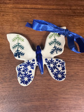 Load image into Gallery viewer, Ornament, Pre-owned Butterfly - Pine Branch &amp; Red Reindeer
