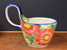 Load image into Gallery viewer, Bowl, Loop Handle Soup - Red Poppy
