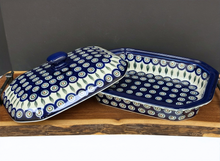 Load image into Gallery viewer, Baker, Covered Casserole, 9.5" x 12" - Peacock
