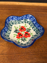 Load image into Gallery viewer, Bowl, Flower Shape - Red Pansy
