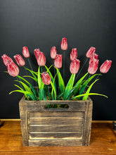 Load image into Gallery viewer, Flower, 1 Pc. - Tulip on 8” Wire Stem - Two-Toned Mauve
