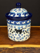 Load image into Gallery viewer, Canister, Lidded Pet Treat - Boo Boo Kitty
