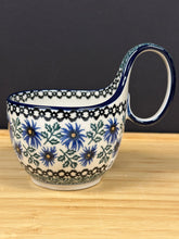 Load image into Gallery viewer, Bowl, Loop Handle Soup - Blue Chicory
