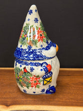 Load image into Gallery viewer, Gnome Lidded Jar - Kalich Cardinal on Garland
