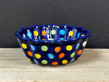 Load image into Gallery viewer, Bowl, Babka Fluted - Rainbow Dots
