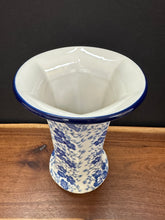 Load image into Gallery viewer, Vase, 9.5” Fluted - Timeless Blue
