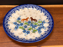 Load image into Gallery viewer, Plate, 7.5" Salad - Blue Meadow Horses
