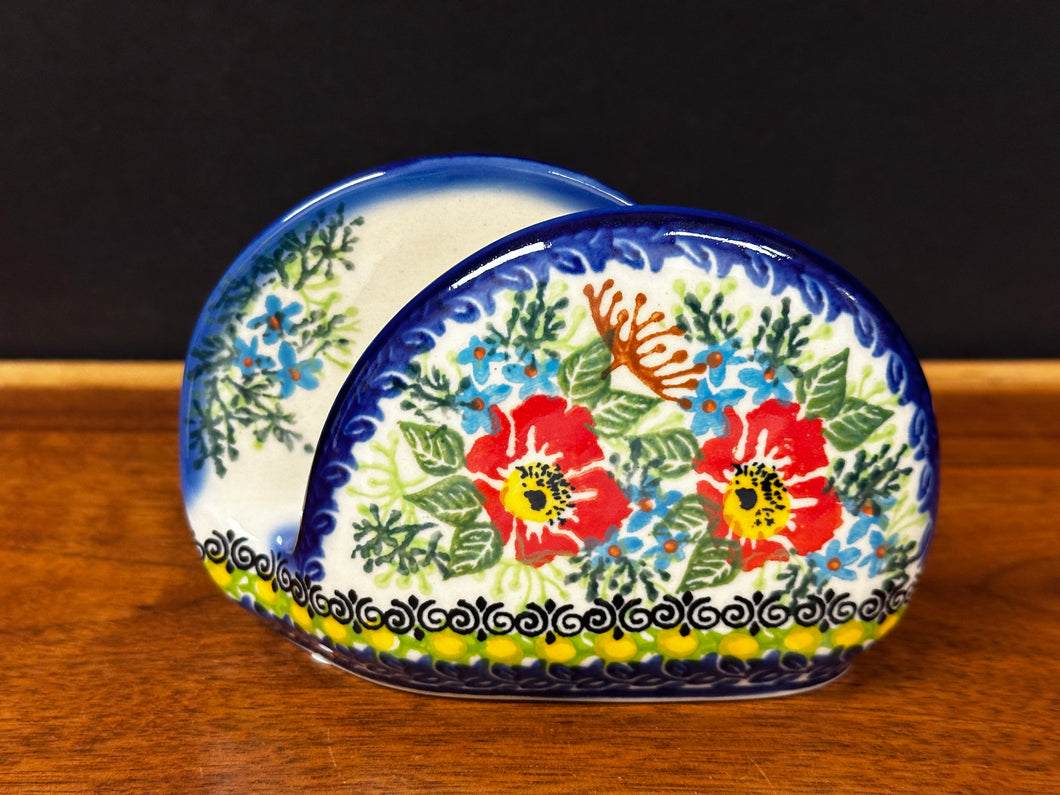 Napkin Holder, Kalich - Red Zinnia