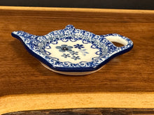 Load image into Gallery viewer, Tea Bag Holder - Denim Daisy
