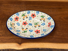 Load image into Gallery viewer, Soap Dish, Oval 5.5” - Wildflowers
