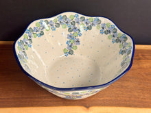 Load image into Gallery viewer, Bowl, Wavy Edge 10&quot; - Spring Viola
