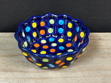 Load image into Gallery viewer, Bowl, Babka Fluted - Rainbow Dots
