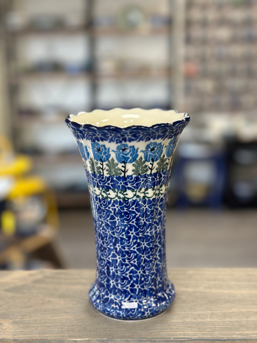 Vase, Fluted, 6.75