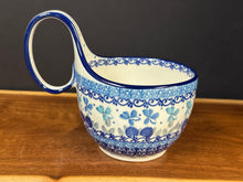 Load image into Gallery viewer, Bowl, Loop Handle Soup - Blue Orchids
