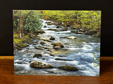 Load image into Gallery viewer, Greeting Card/Note Card by AMcKinley Photography - Smoky Mountain Stream
