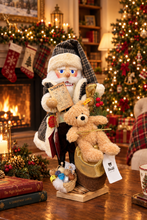 Load image into Gallery viewer, Nutcracker, Steinbach Santa Comes Around Part 3 - Limited Edition with Authentic Steiff Teddy Bear
