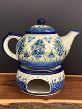 Load image into Gallery viewer, Teapot, Kubus w/Warmer -  Blueberries
